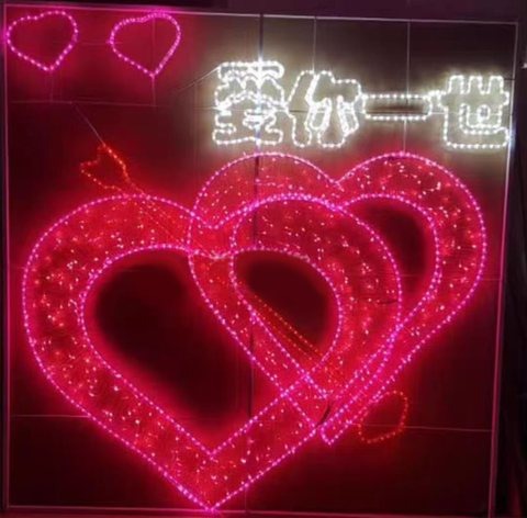 Forever Love Christmas decoration light by JKPARKRIDES