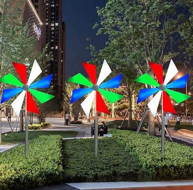 Pinwheel Light Christmas decoration light by JKPARKRIDES