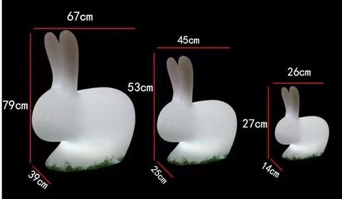 Rabbit Light Christmas decoration light by JKPARKRIDES