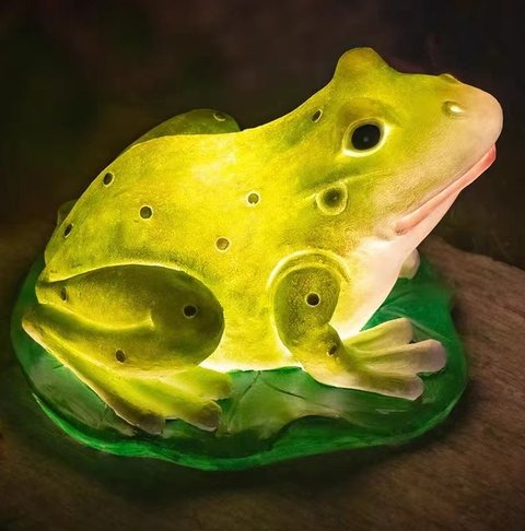 Frog Christmas decoration light by JKPARKRIDES