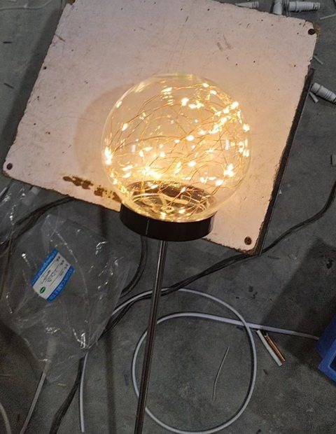 Copper Wire Ball Christmas decoration light by JKPARKRIDES