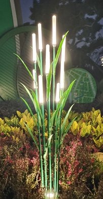 Frosted Imitation Reed Light Christmas decoration light by JKPARKRIDES