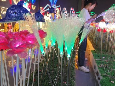 Fibre Optic Ground Light Christmas decoration light by JKPARKRIDES