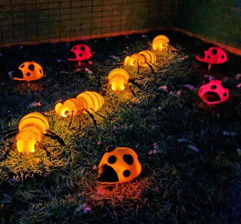 Ladybird Christmas decoration light by JKPARKRIDES