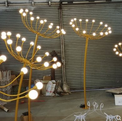 Dandelion Arc Light Christmas decoration light by JKPARKRIDES