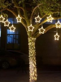 Star Christmas decoration light by JKPARKRIDES