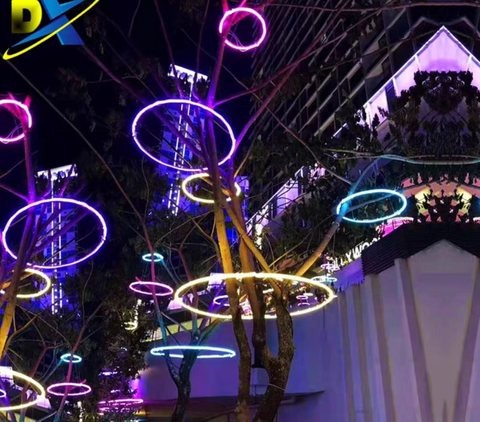 Halo Christmas decoration light by JKPARKRIDES