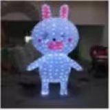 Rabbit Christmas decoration light by JKPARKRIDES