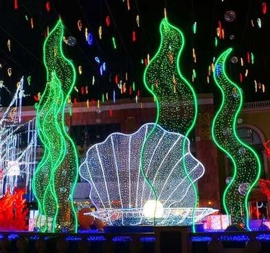 Seagrass Christmas decoration light by JKPARKRIDES