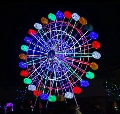 Ferris Wheel Christmas decoration light by JKPARKRIDES