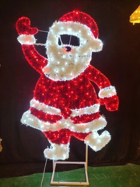 Santa Claus Christmas decoration light by JKPARKRIDES