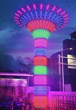 Pixel Hanging Garden Christmas decoration light by JKPARKRIDES