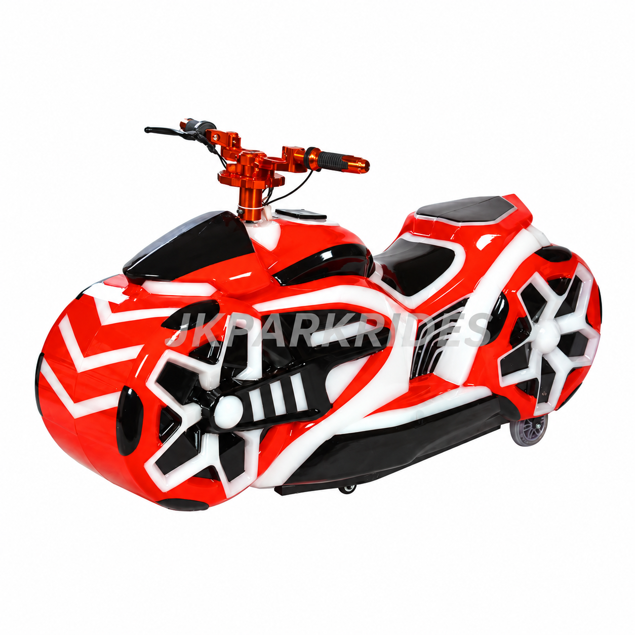 Electric Motorcycle with Lighting and Music — JKPARKRIDES product image
