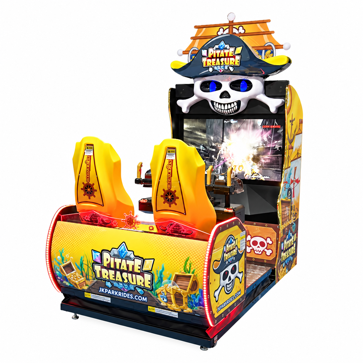 Pirate Treasure Double Shooter — JKPARKRIDES product image