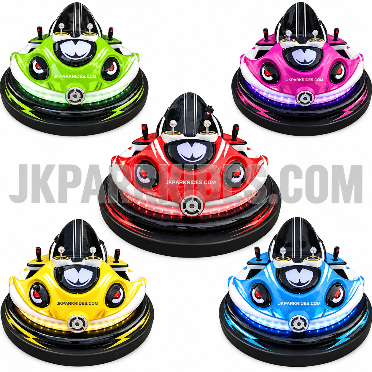 China Factory Amusement Park Equipment Battery Operated Kids Ufo Bumper Car Ride On Car — JKPARKRIDES product image