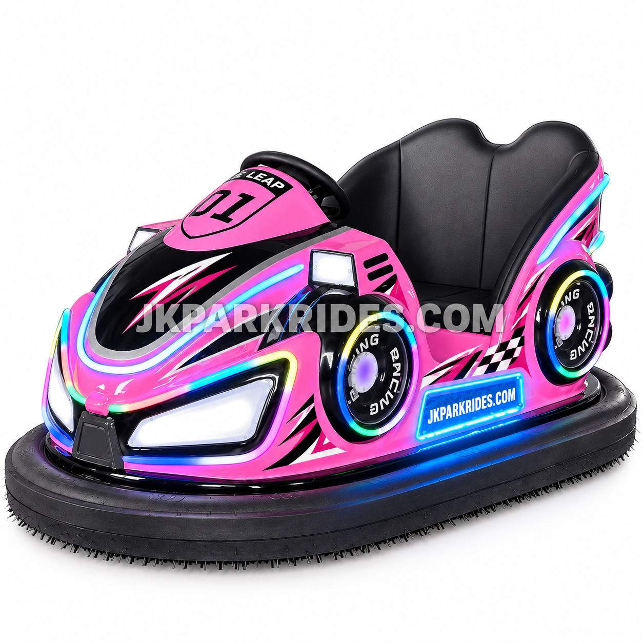 Commercial Electric Bumper Car 1000W with Drift Music Fiberglass Shell for Indoor/Outdoor Use by Shopping Mall Operators — JKPARKRIDES product image