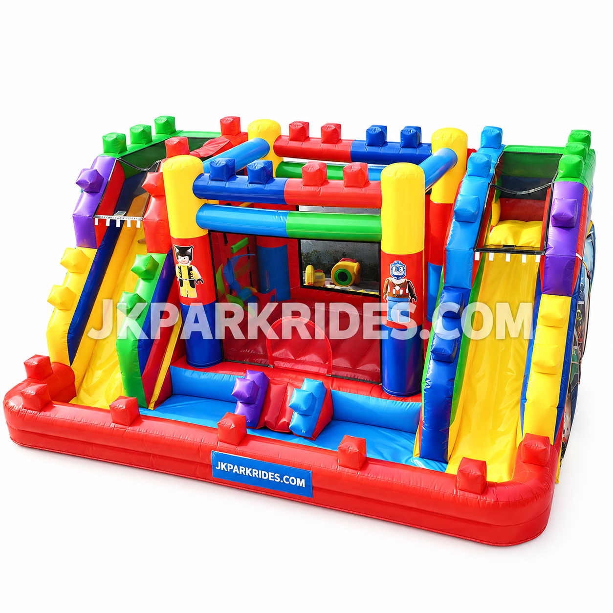 Commercial Fun Bounce House Trampoline Inflatable Castle Children's Party Jumping Castle — JKPARKRIDES product image