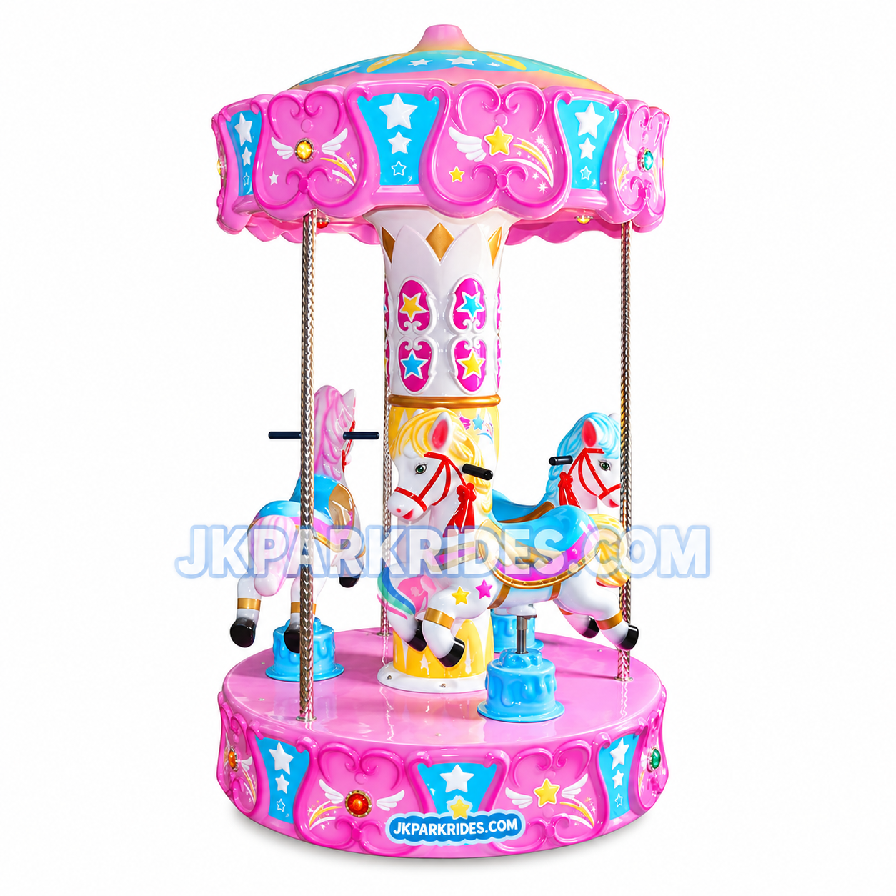 Dream Star Wish Three People Turning Horses — JKPARKRIDES product image