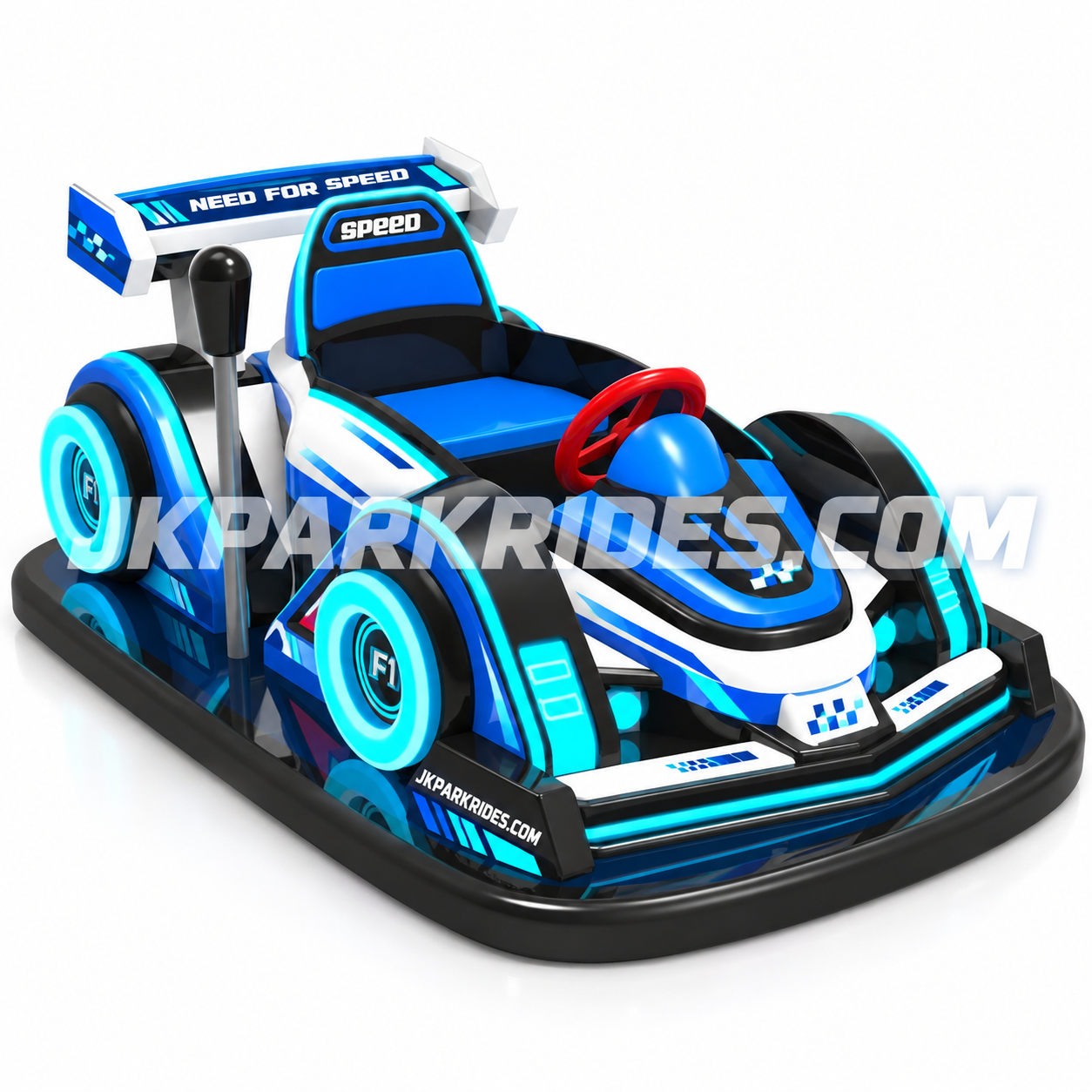 Kiddie Rides 500w Coin Operated Amusement Park Equipment Electric Grond Bumper Car — JKPARKRIDES product image
