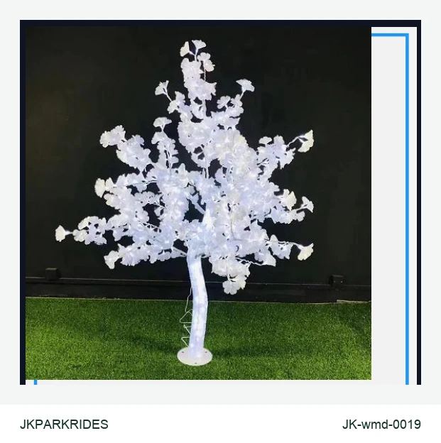 Illuminated Ginkgo Trees lighting product, JKPARKRIDES SKU JK-wmd-0019