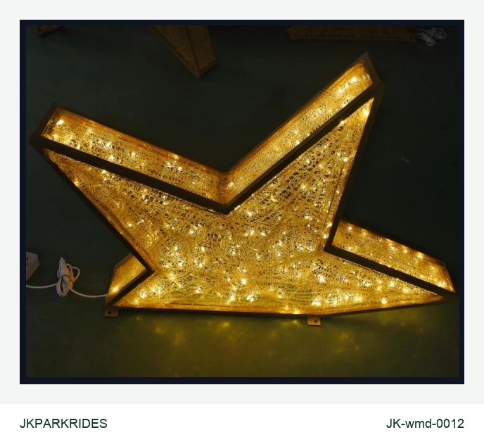 Illuminated Star Motifs lighting product, JKPARKRIDES SKU JK-wmd-0012