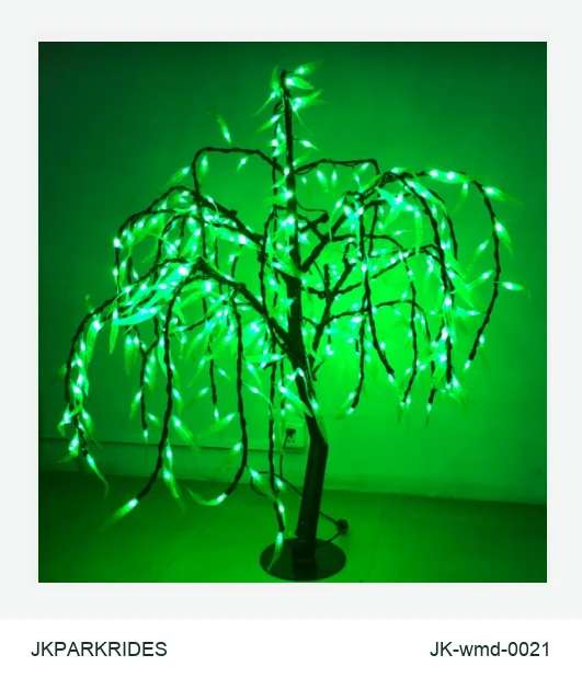 Illuminated Willow Trees lighting product, JKPARKRIDES SKU JK-wmd-0021