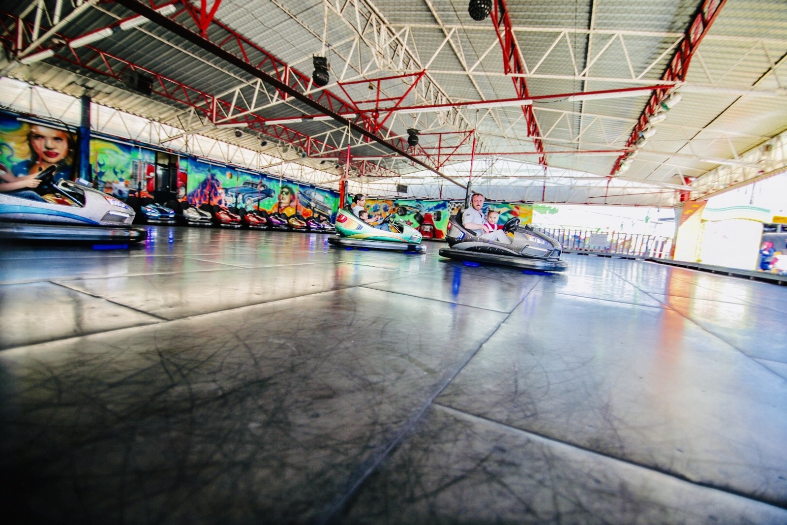 Bumper Cars — additional view of the equipment