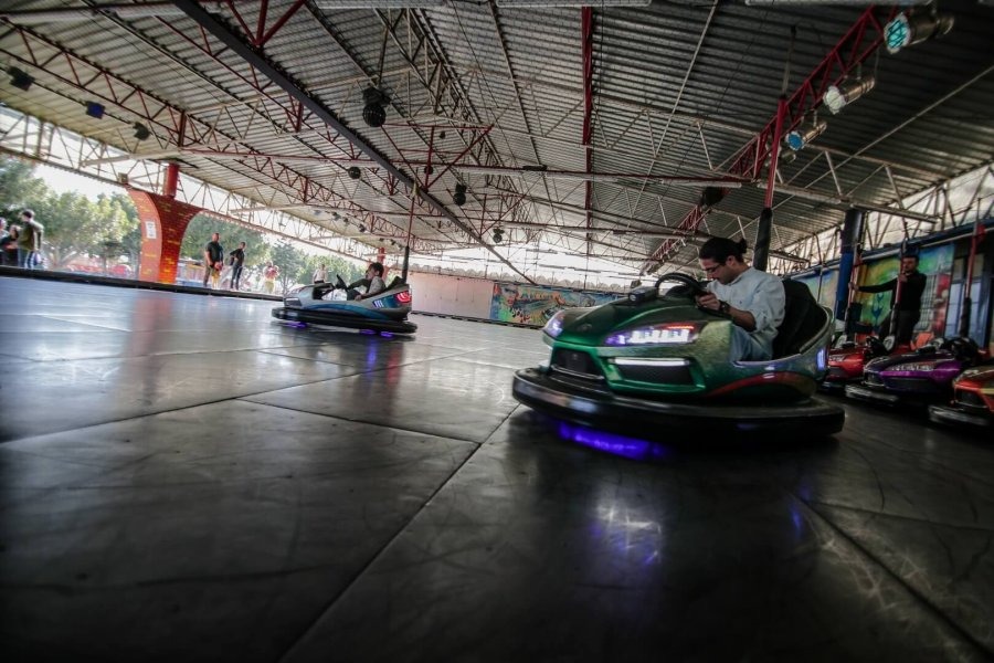 Bumper Cars — seat or equipment detail