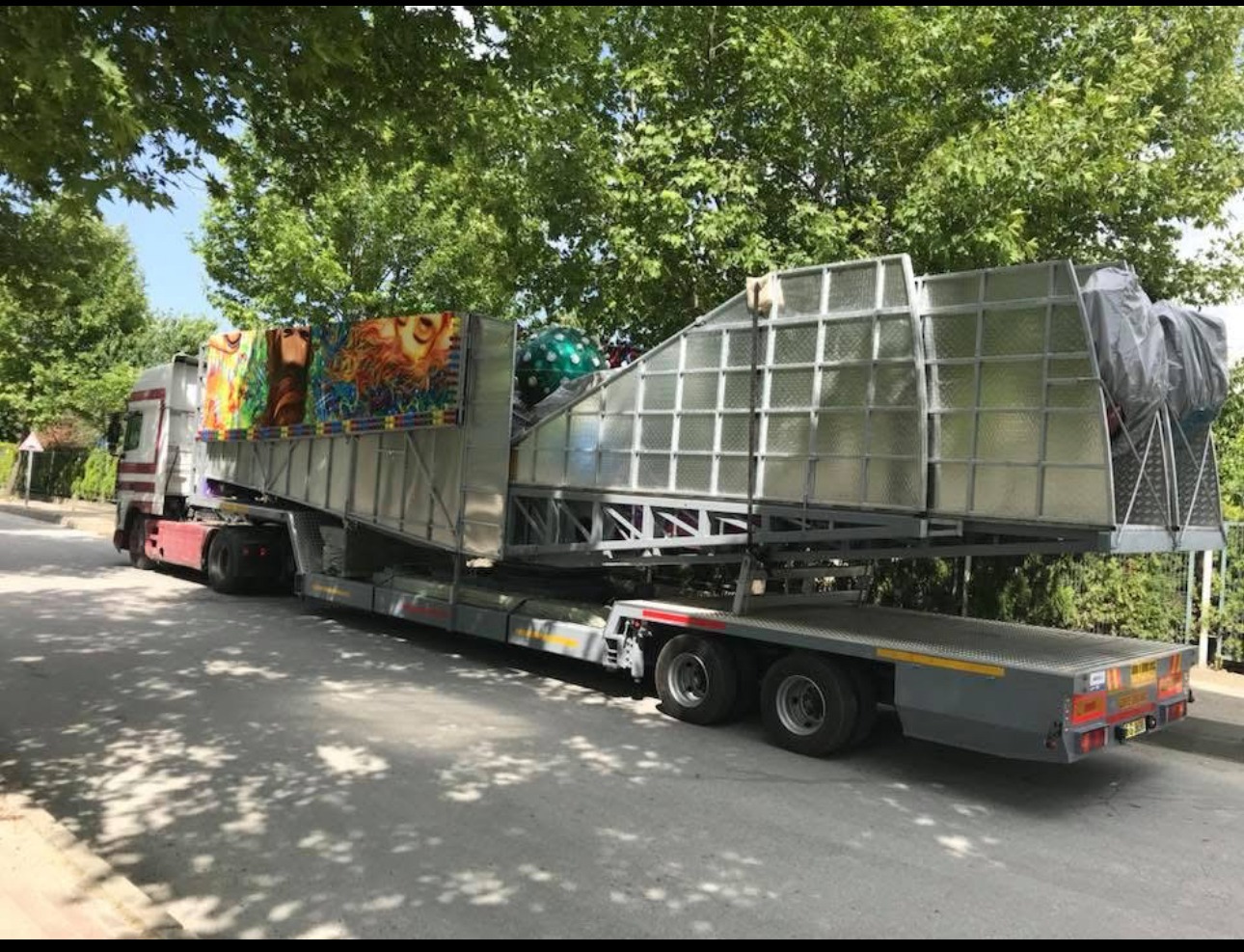 Crazy Dance On Trailer — ride folded or packed for transport