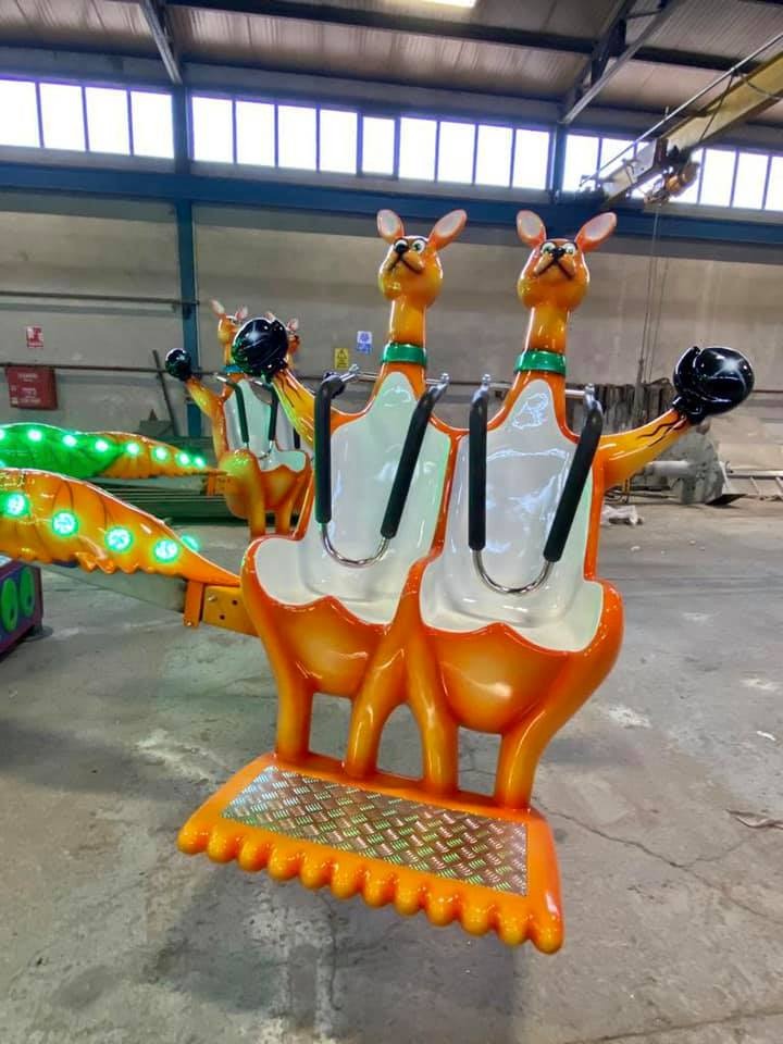 Jumping Kangaroo — seat or equipment detail