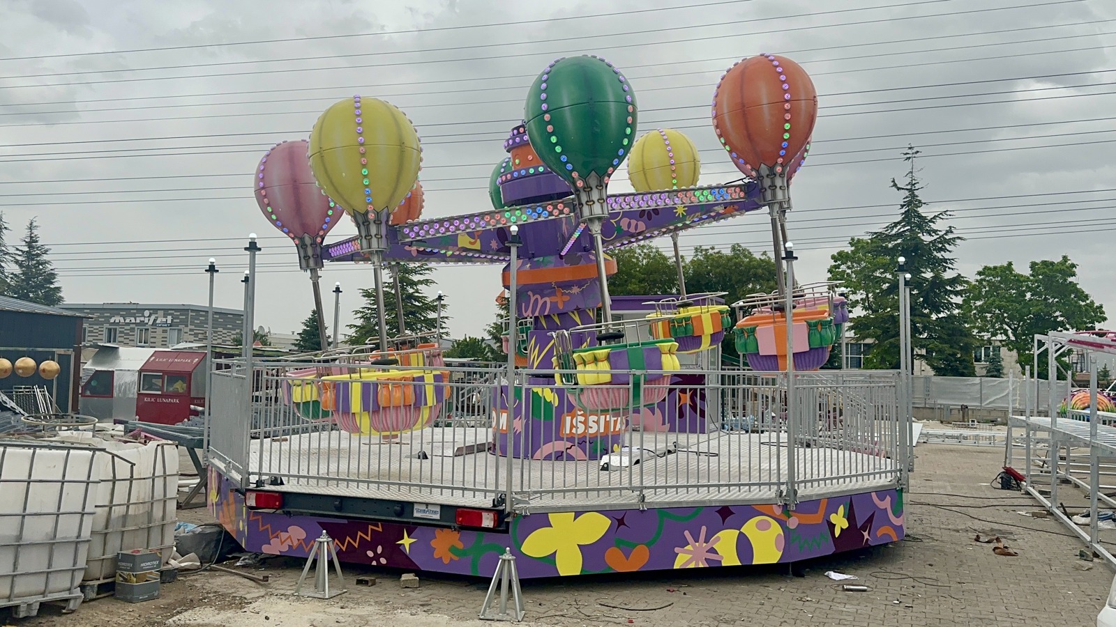 Samba Balloon On Trailer — ride folded or packed for transport