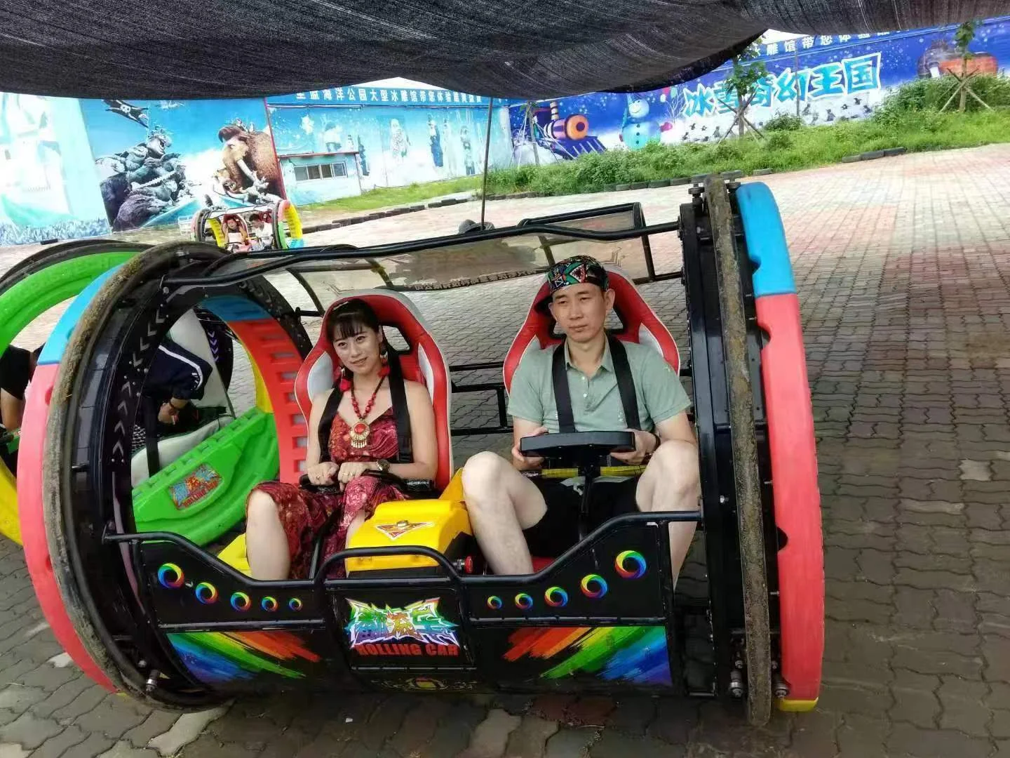 360 Rolling Car — indoor 360 rolling car testing