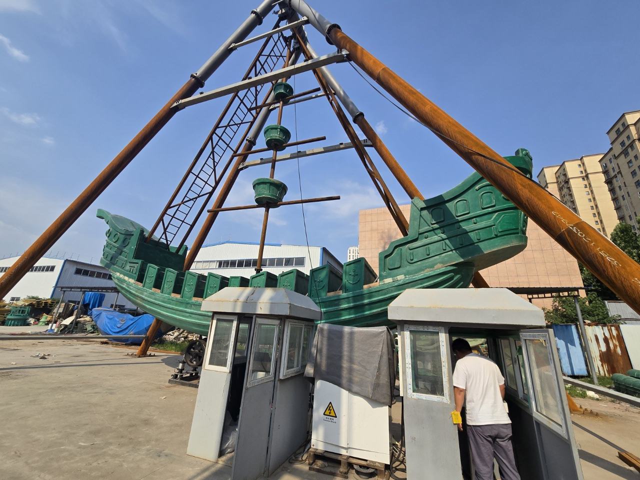 Pirate Ship — attrezzature e vista del progetto