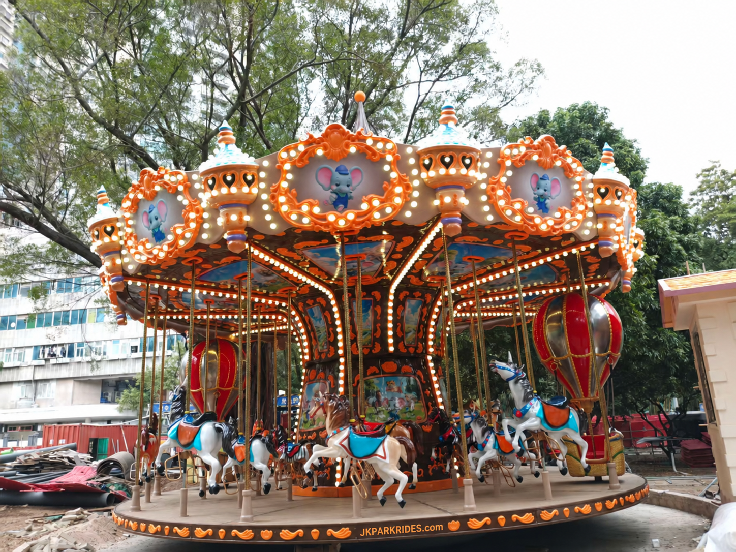 34-Seat Carousel outdoor amusement ride