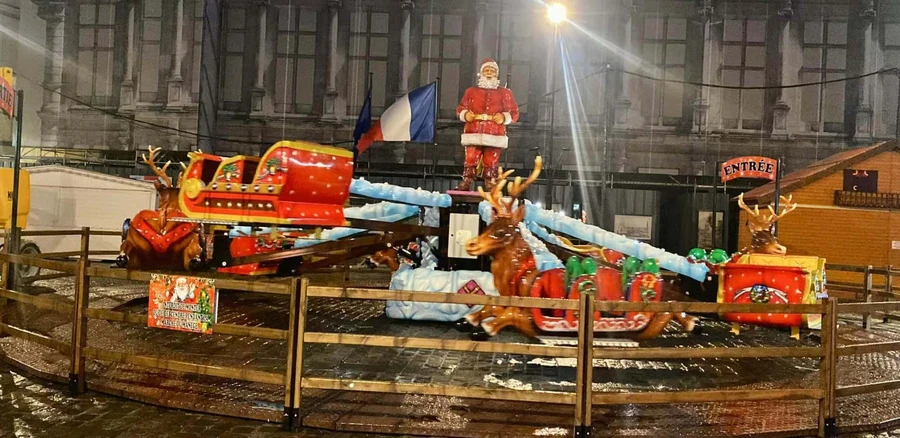 Père Noël volant — 32 coureurs par JKPARKRIDES