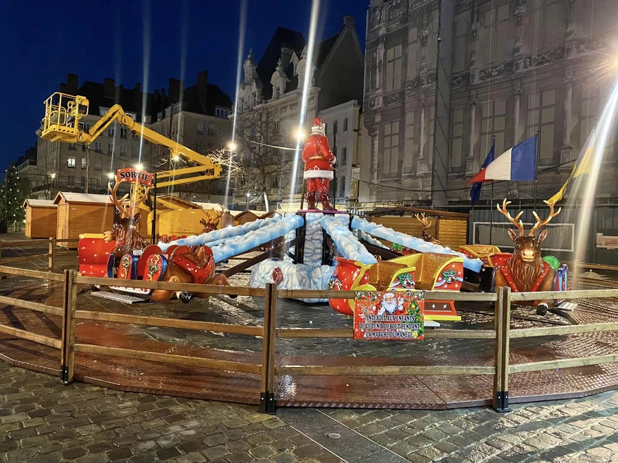 Père Noël volant — 32 coureurs par JKPARKRIDES