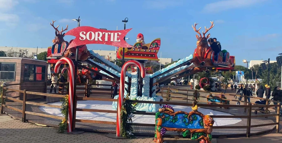 Père Noël volant — 32 coureurs par JKPARKRIDES