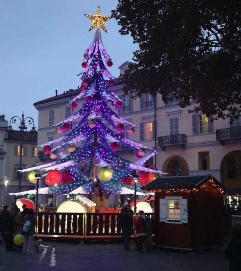 La scène de Noël Tree Ride opérationnelle par JKPARKRIDES